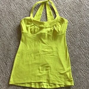 Lululemon tank top with adjustable shelf bra-size 6